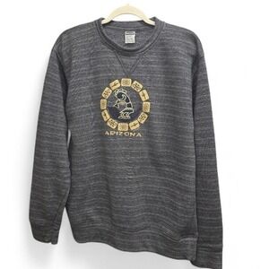Angderson Arizona‎ Kokopelli Sweatshirt Mens Small Gray Marled Graphic Pullover